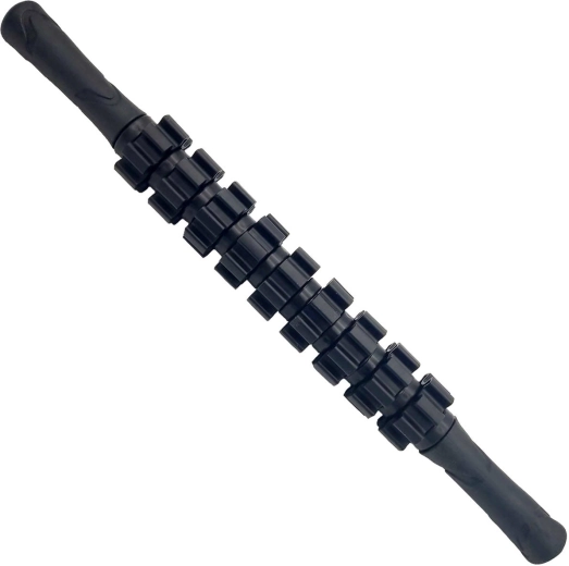 Merco masāžas rehabilitācijas stienis Roller Stick 47,5 cm melns