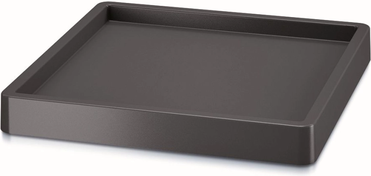 Pārvietojams paliktnis puķupodiem Mobile Saucer Square 36,6 × 36,6 cm antracīta krāsā