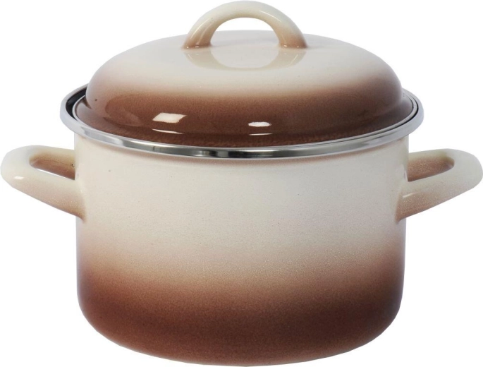 Pot with Lid 16 cm, 2 l CAPUCCINO