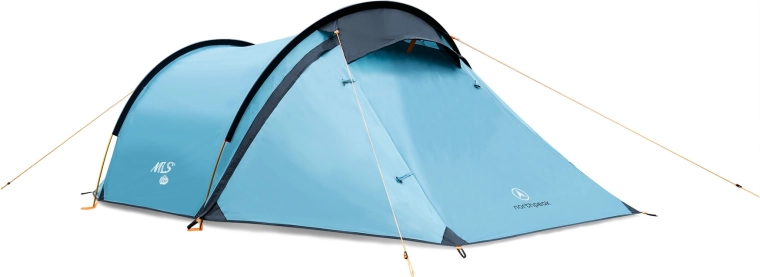 Tūristu telts 2 personām NILS Camp North Peak zila