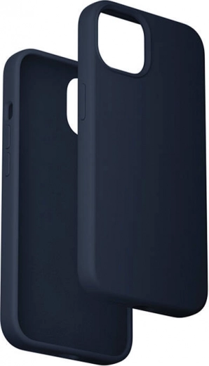 Silikona futrālis Vention iPhone 15 Plus ar MagSafe, zils