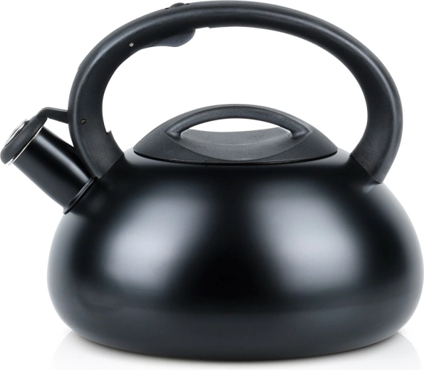 Vilde stainless steel whistling kettle 3 l black - 1 piece