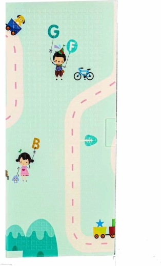 Abpusējs dizains: pandas un ceļi