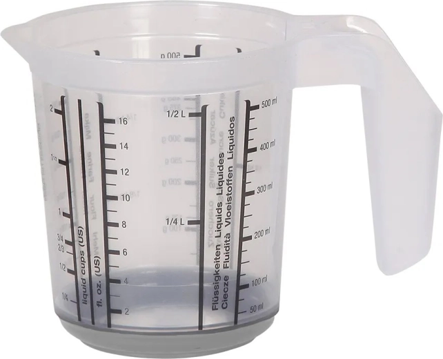 Measuring jug with scale 0.5 l, Nordic Grey
