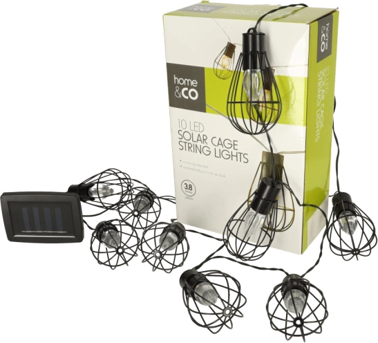 Garden solar lighting bulb garland loft 10 LED