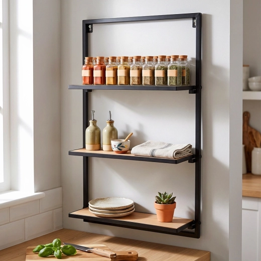 Three levels for organized storage