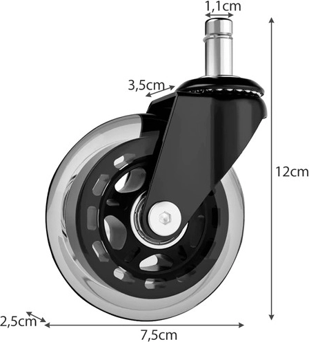 Universāls tapas izmērs 11 mm un ātra montāža