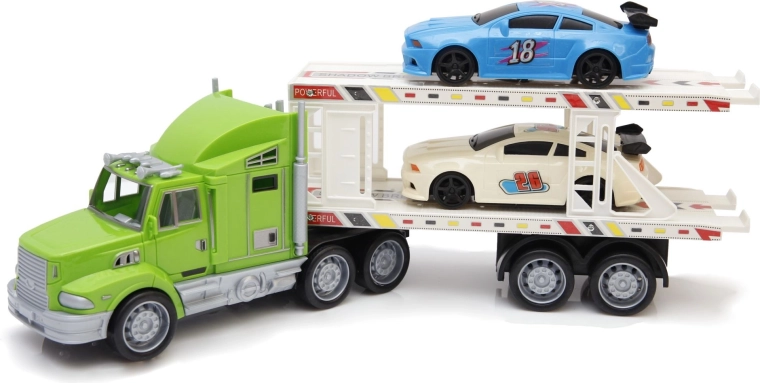Tow truck with flatbed and friction drive - 1 piece
