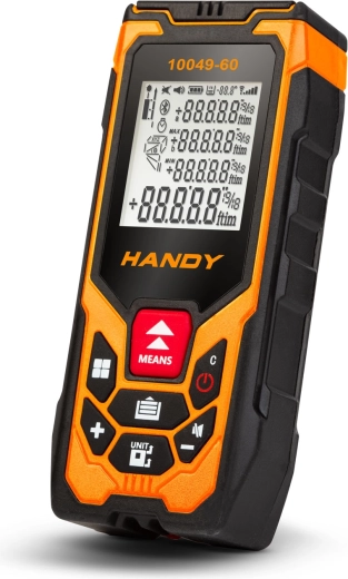 Lāzera attāluma mērītājs Handy Tools ar darbības rādiusu līdz 60 m