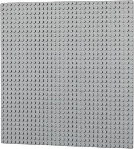 L-W Toys pamata būvplate 32×32 gaiši pelēka
