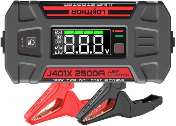 Powerbanka un startera avārijas palaišanas ierīce LOKITHOR J401X 12 V, 2500 A, 74 Wh