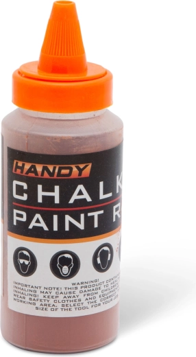 Refillable red chalk powder