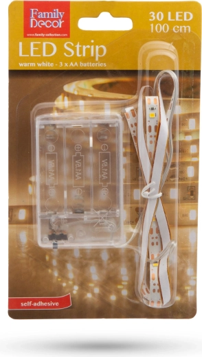 Self-adhesive flexible strip