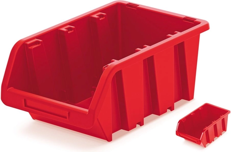 Plastmasas uzglabāšanas kaste Truck 290 × 200 × 150 mm, sarkana