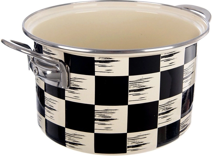 Durable enameled steel for everyday cooking