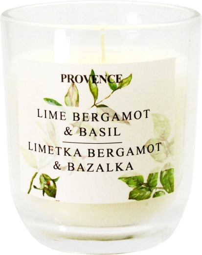 Scented glass candle lime and bergamot 158 g