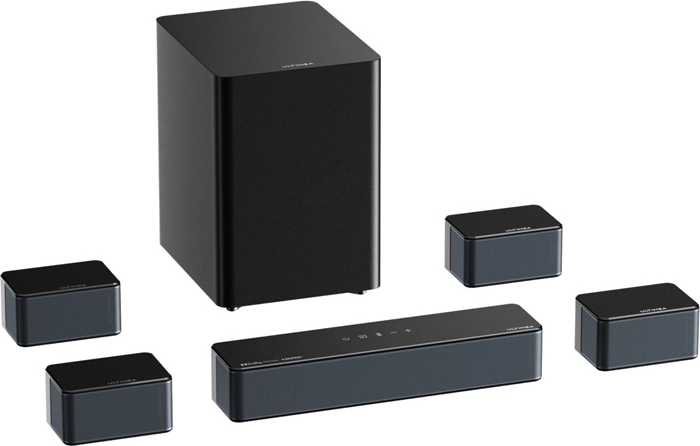 BassMX subwoofer with deep, controlled bass