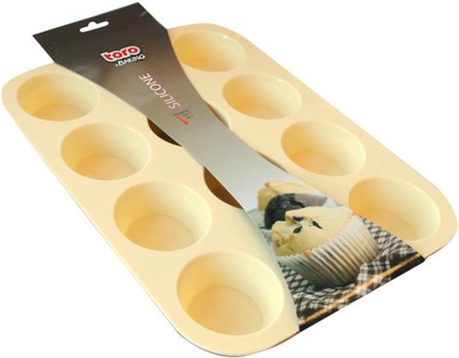 Silikona forma mafiniem 12 gab. TORO 33 × 25 cm