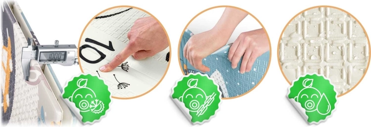 Thick, soft, and safe XPE foam