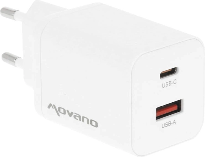 USB‑C + USB‑A: uzlādējiet divas ierīces vienlaikus