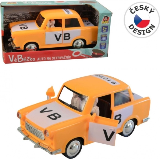 Retro auto VēBēčko ar inerci 17 cm