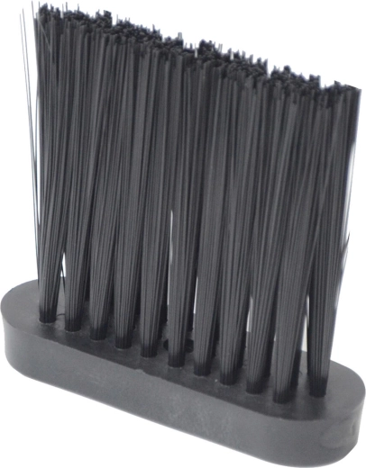 Replacement fireplace brush, black