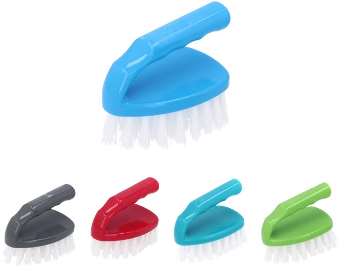 EKONEX small handheld cleaning brush shaped like an iron