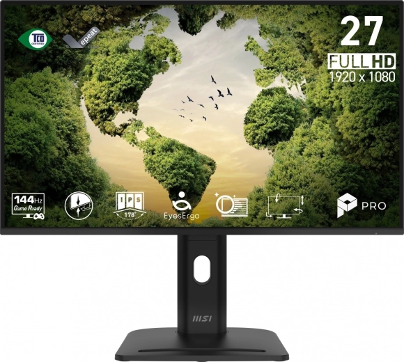 MSI PRO MP275PGN 27" curved FHD monitor 144 Hz black
