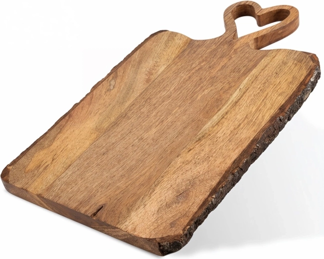 Koka dēlītis griešanai un pasniegšanai no mango koka 45 × 25 cm