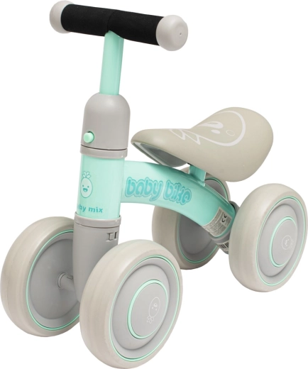 Bērnu līdzsvara skrejritenis BABY MIX Baby Bike Fruit zaļš