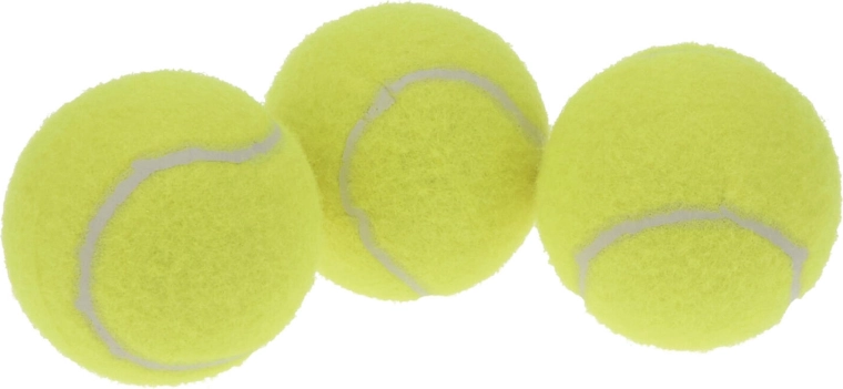 Suņu rotaļlieta – tenisa bumbiņa 6 cm, krāsu mikss (3 gab.)