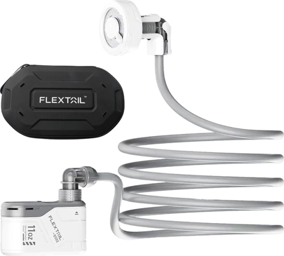 Pārnēsājama duša Flextail Max Shower balta