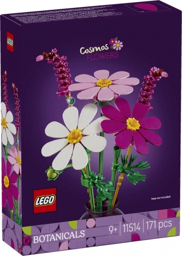 LEGO Botanicals kosmosi – ziedu būvēšanas komplekts