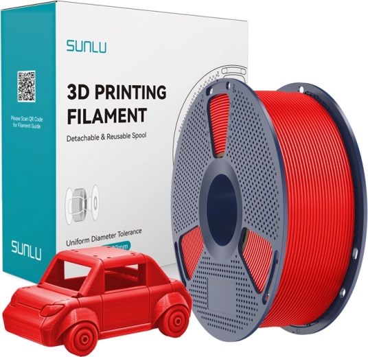 Sunlu PETG filaments sarkans