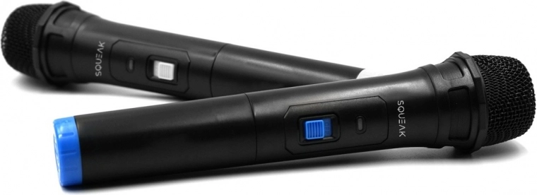 VocalDuo 2,4 GHz bezvadu mikrofonu komplekts ar 30 m darbības rādiusu