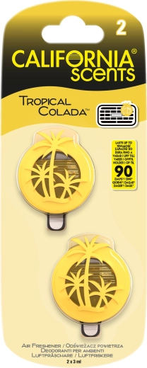 Auto aromāts California Scents Mini Diffuser Tropical Colada