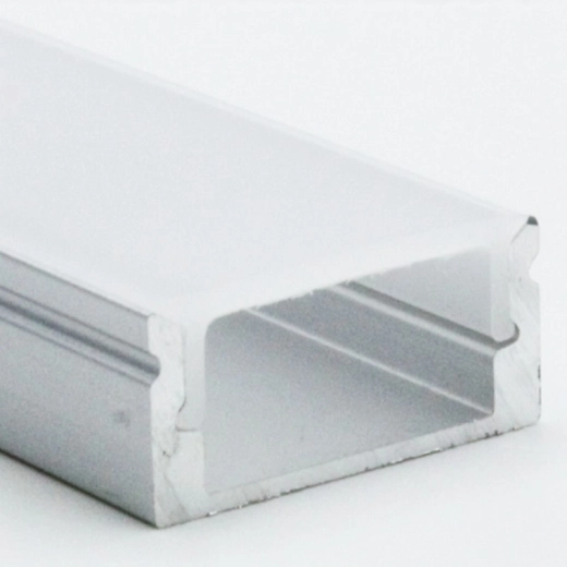 Solight alumīnija profils LED lentēm 1 m (17 × 8 mm) ar pienainu difuzoru