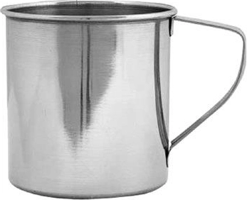 Nerūsējošā tērauda krūze 11 cm, 800 ml