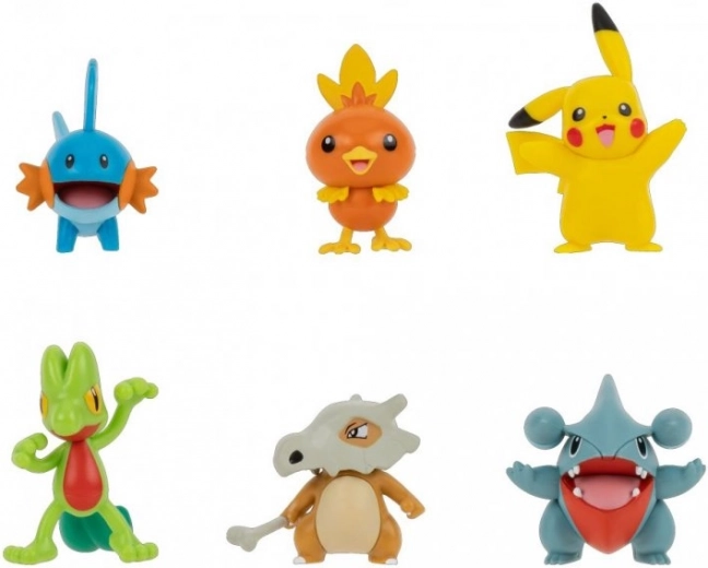 Pokémon kaujas figūriņu komplekts – multipaka, 6 gab.