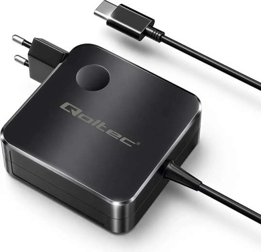 Tīkla lādētājs Qoltec GaN 65 W USB‑C PD ar PPS