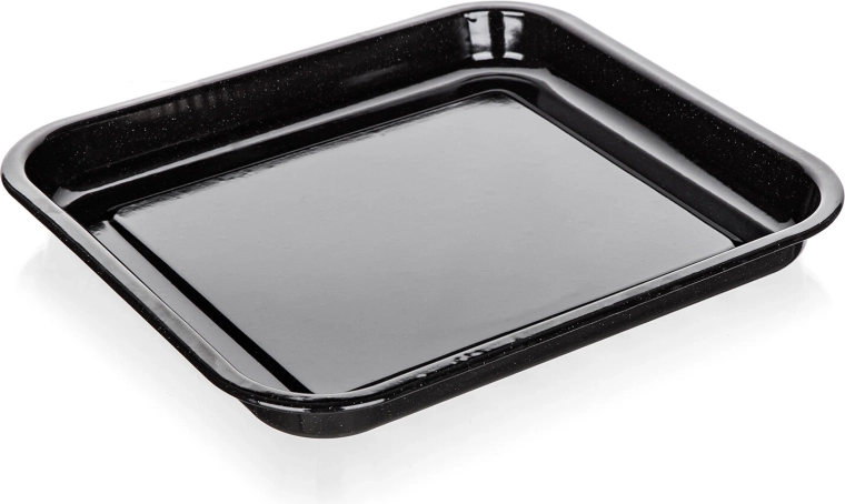Emaljēta cepamforma 41 × 37 × 4 cm CULINARIA Black