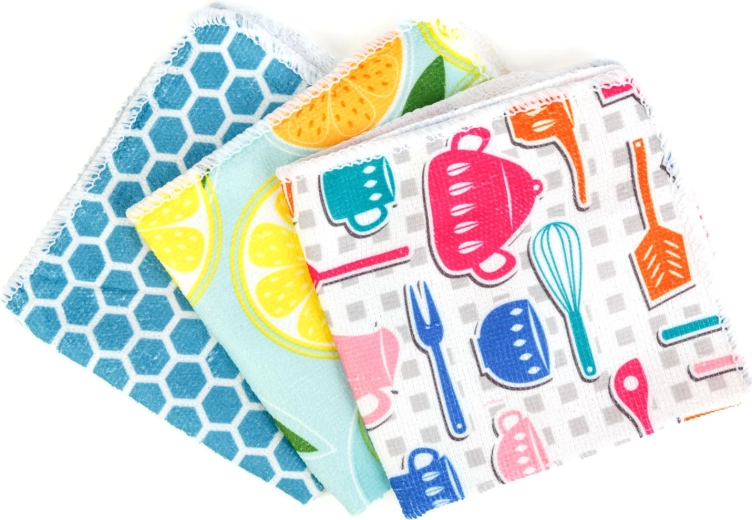 Microfiber Cloths 30 × 30 cm, 3 pcs