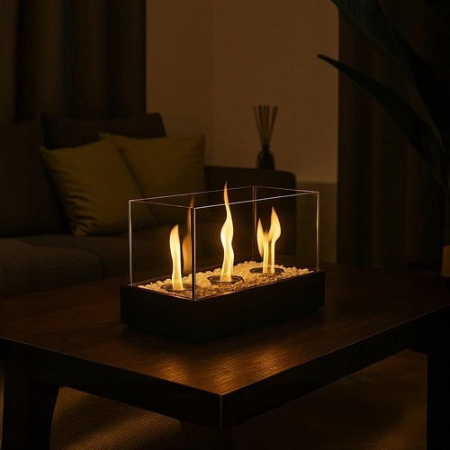 Clean bioethanol combustion without smoke