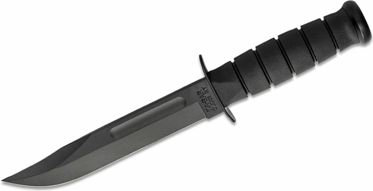 Ka-Bar Full Size Black – 18 cm āra nazis ar Kydex maksti