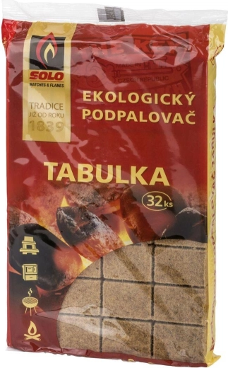 Ekoloģiskais iekurinātājs Solo – plāksnītes (32 gab.)