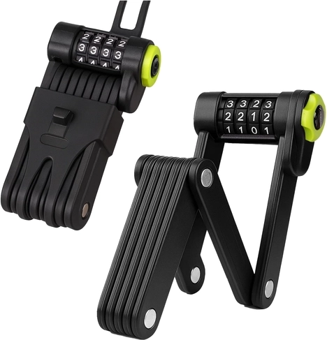 Folding combination bike lock Trizand
