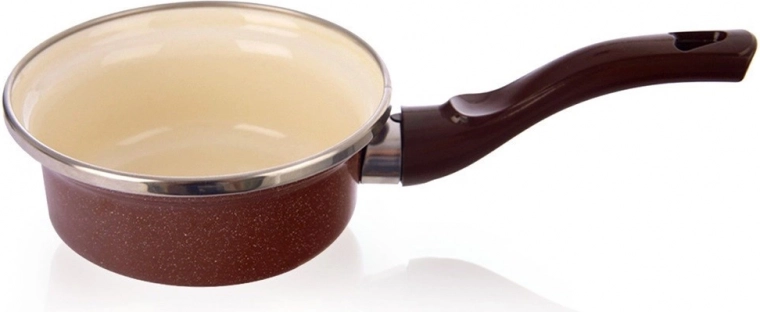 Emaljēts katliņš Brown 12 cm, 350 ml