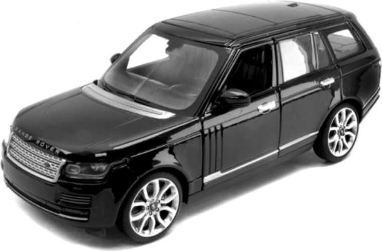 Automašīnas modelis Range Rover Rastar 1:24 melns - 1 gab.