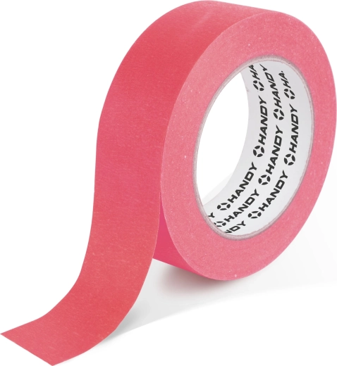 Rozā āra maskēšanas lente uz ūdens bāzes, 50 m × 24 mm