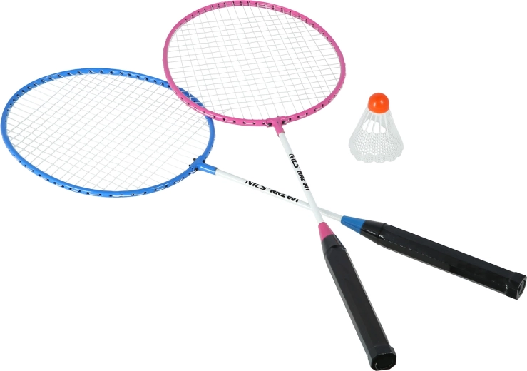 Gatavs spēlei: 2 raketes + 1 neilona volāns